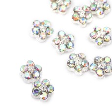 Molly Nails 3D K1124 - Декорации за нокти хамелеонови цветя 10бр.